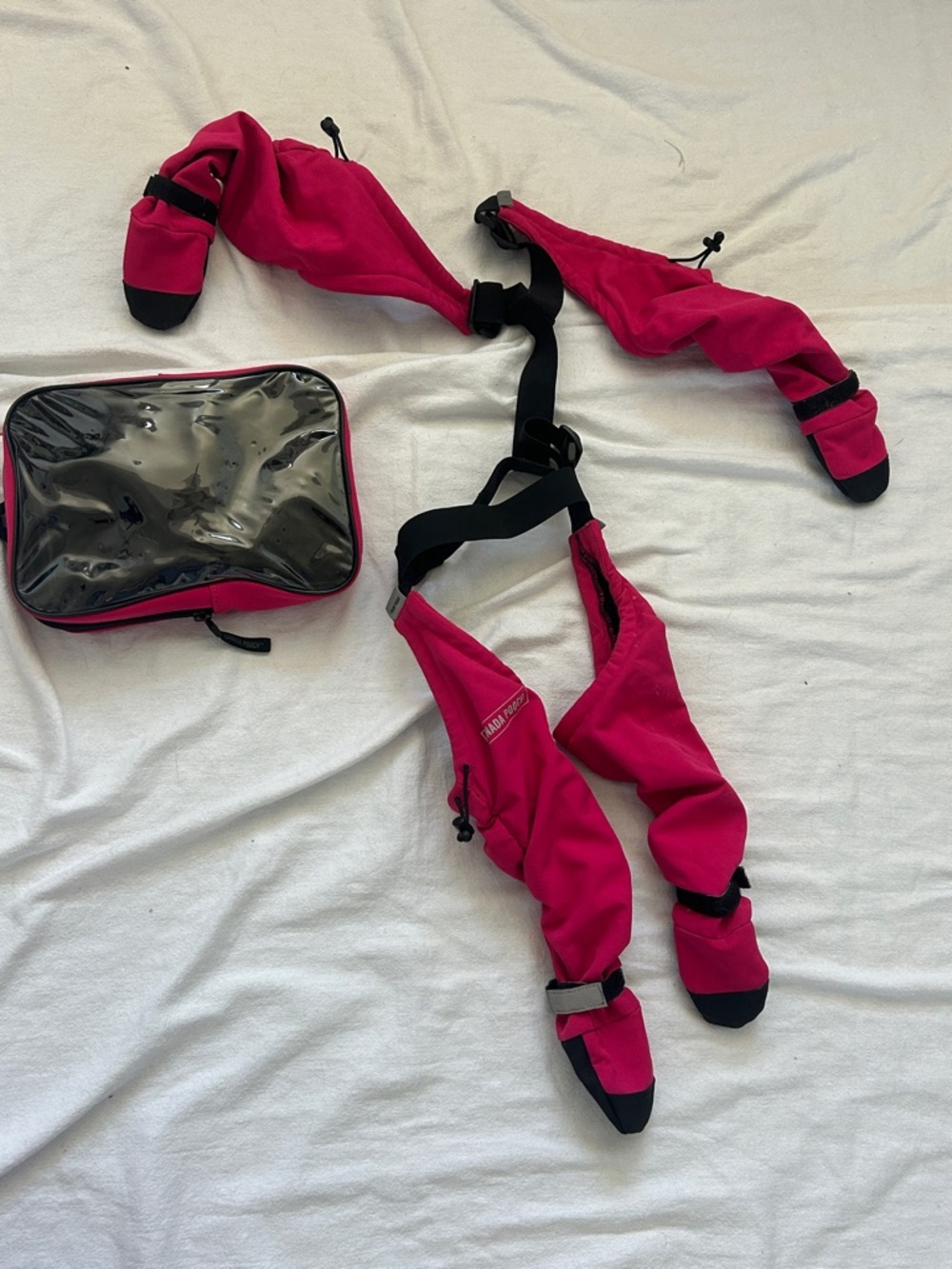 Pink Canada Pooch Suspenders